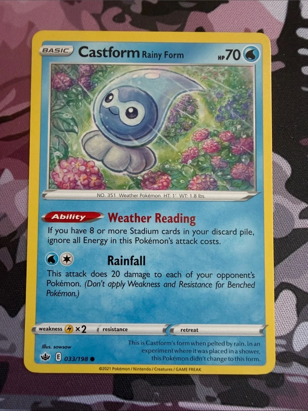 Castform Complete Forms Lot | 4 Pokémon Cards | Sunny, Rainy & Snowy | ✨5/$25✨